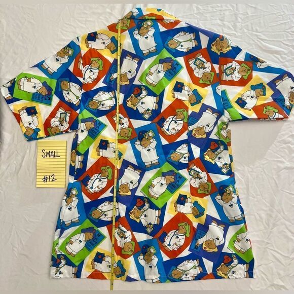 Small Bear SCRUB TOP zip up jacket coat - Picture 4 of 11